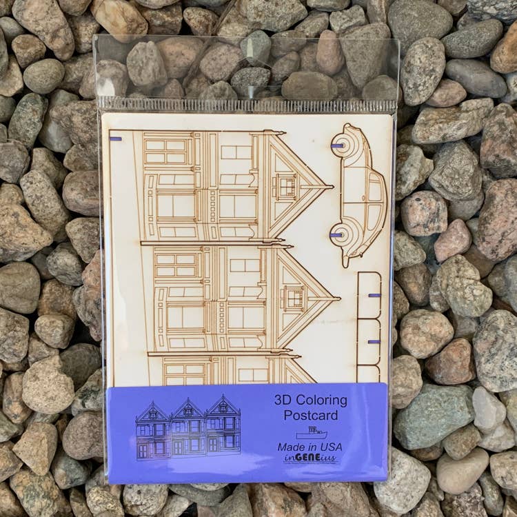 Pop Out Postcard - The Painted Ladies