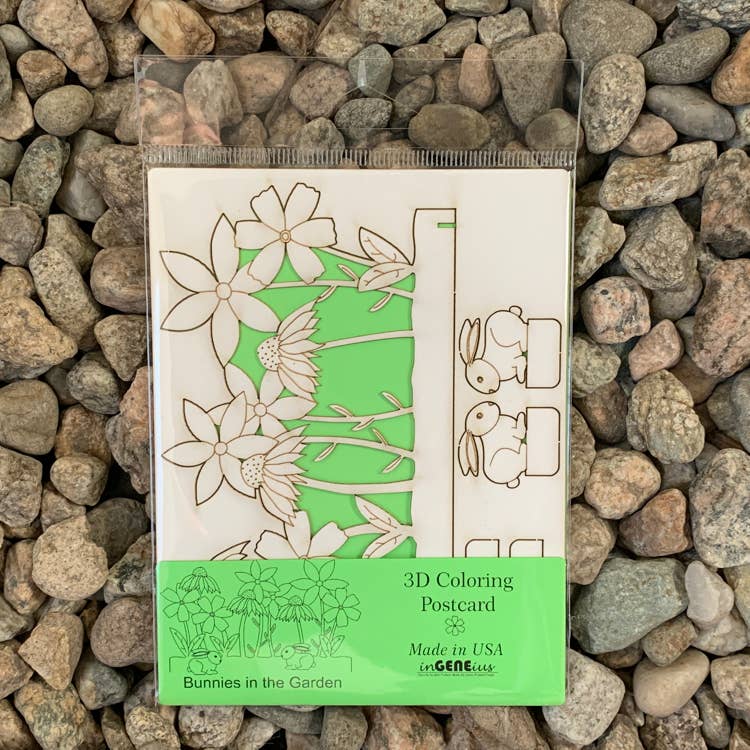 Pop Out Postcard - Flowers