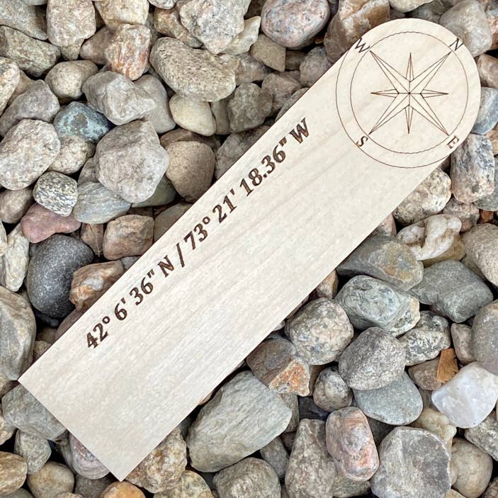 Bookmark - Sheffield, MA Compass Rose