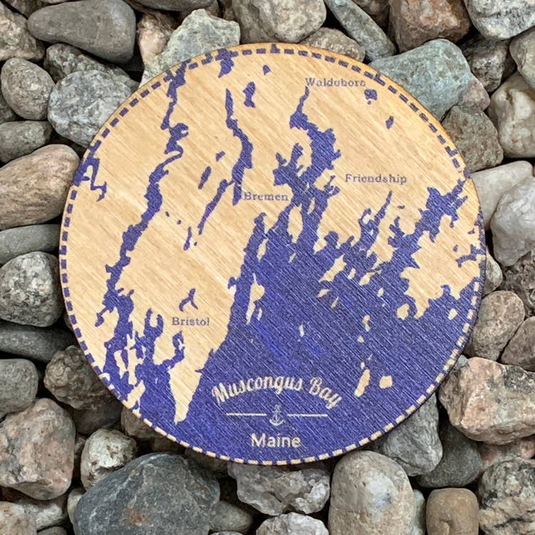 Coaster Set - Muscongus Bay, ME
