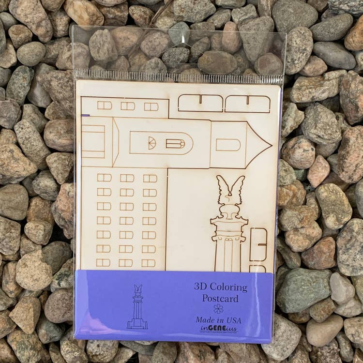 Pop Out Postcard - Mill Building