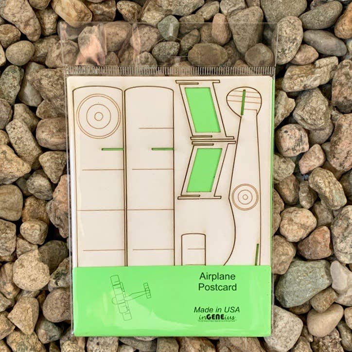 Pop Out Postcard - Airplane