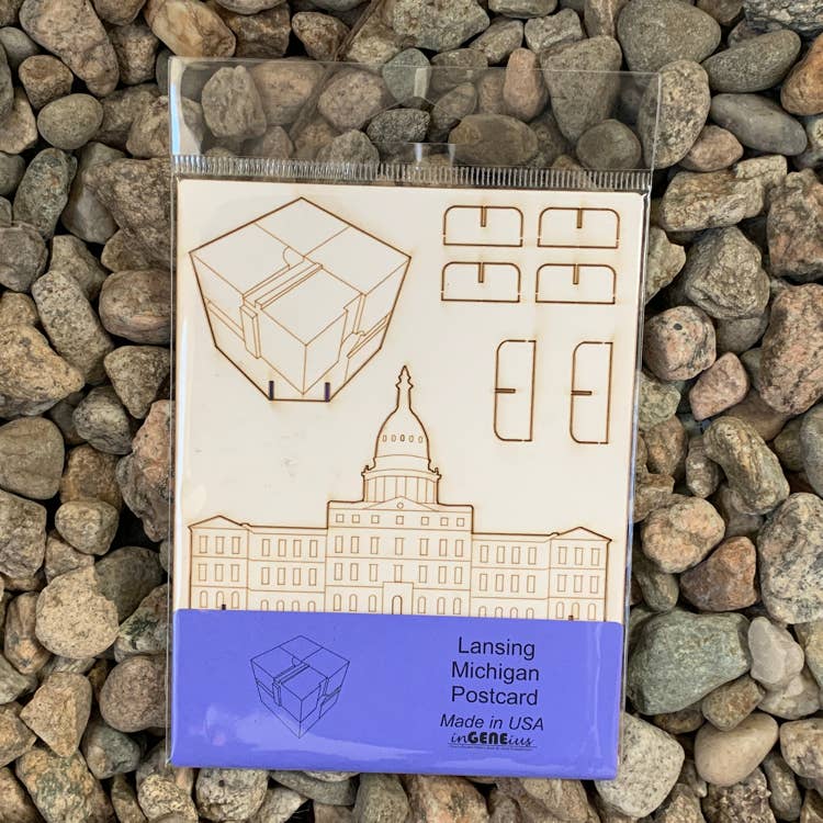 Pop Out Postcard - Lansing, MI