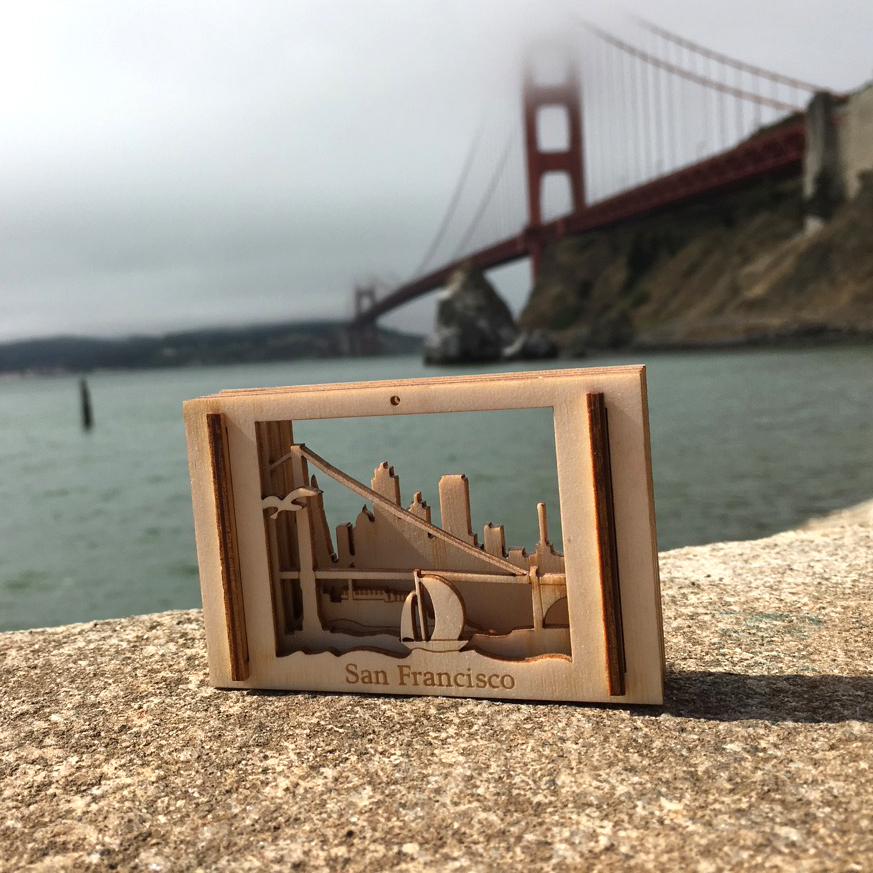 San Fransisco Post Card Scene